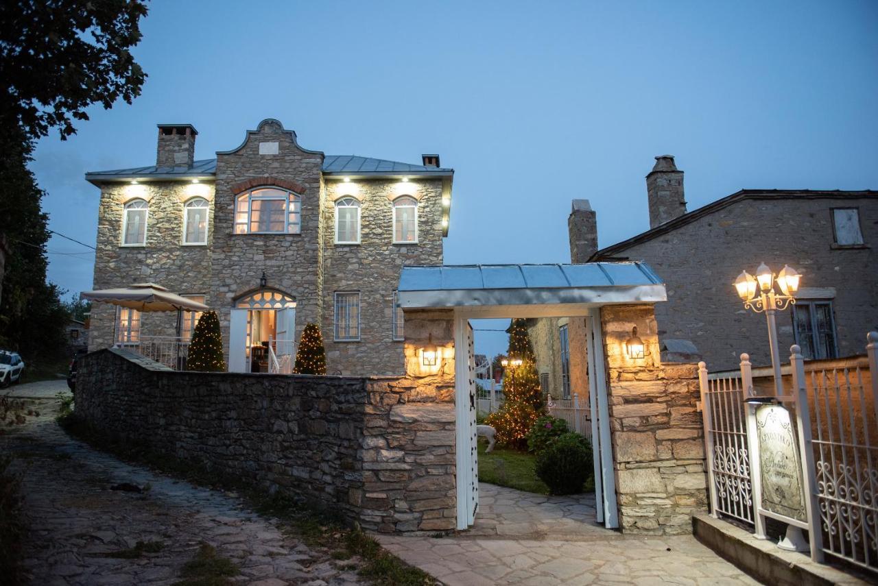 Dandy Villas Nymfaio - Snow Fairy - Sauna Exterior foto
